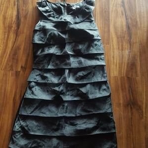 Black  ruffle party dress Forever 21